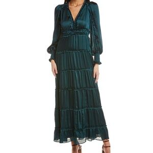 CeCe Dark Teal Maxi Dress